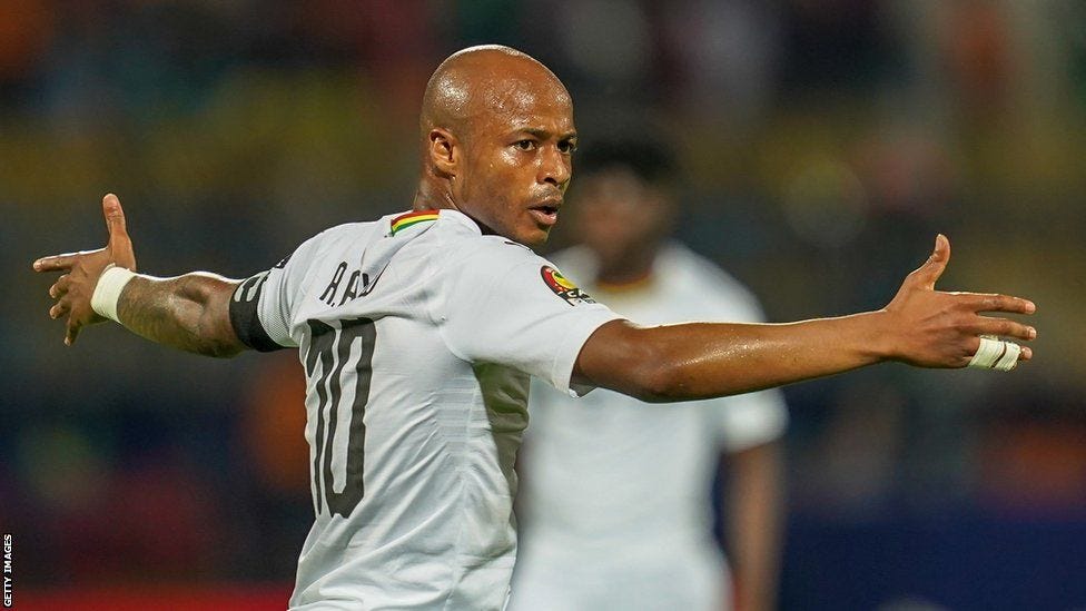 Andre Ayew: Ghana captain is happy with his journey at Swansea - BBC Sport