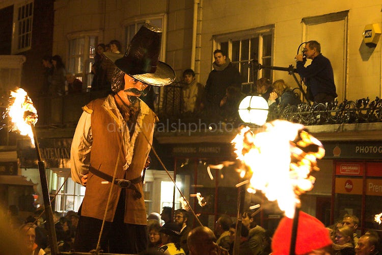 Guy Fawkes Effigy at Lewes Bonfire Parade | Dave Walsh Photography