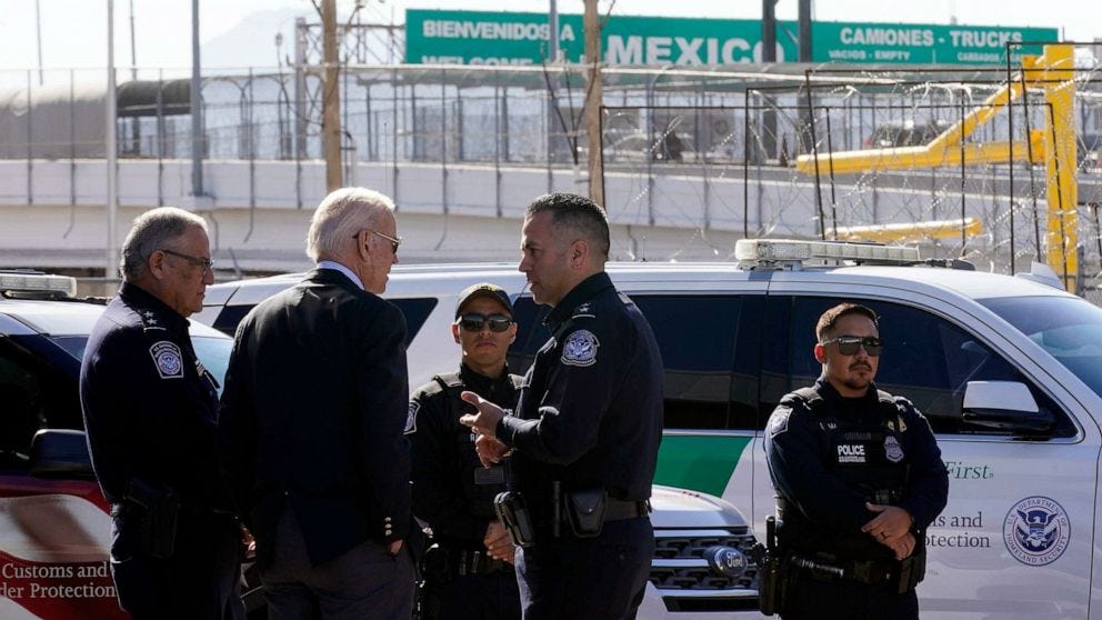 Biden focuses on El Paso in his first presidential trip to the US-Mexico  border - ABC News