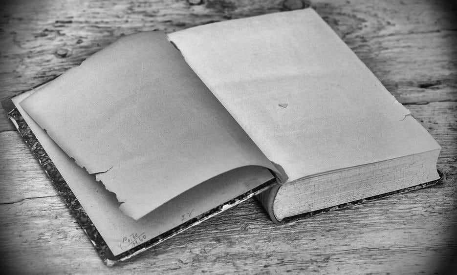 A book with a torn edge

AI-generated content may be incorrect.