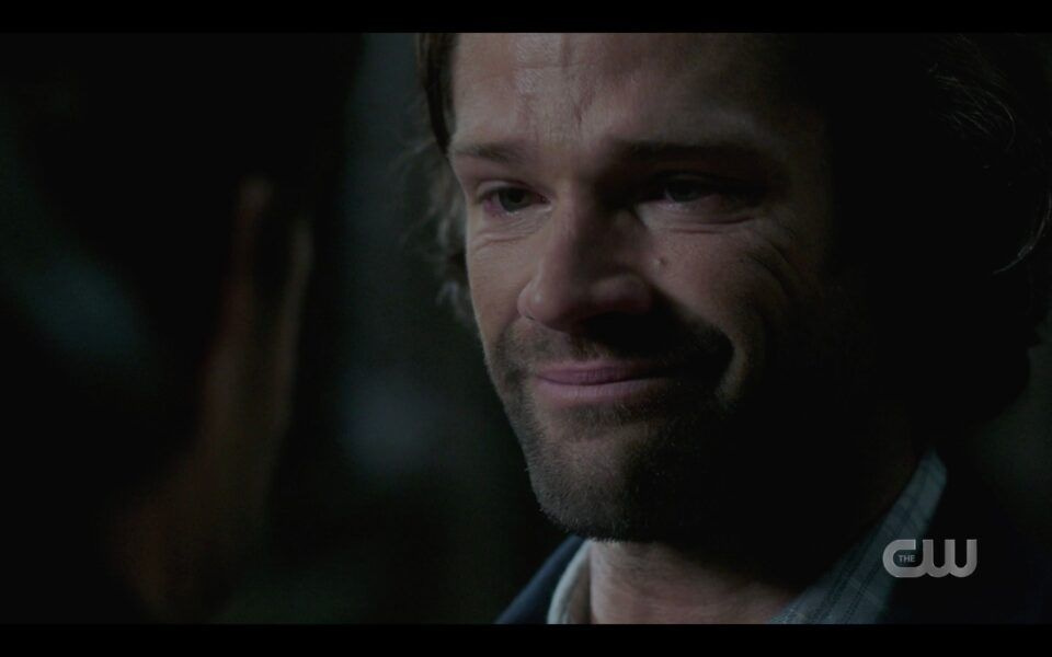 SPN Sam Winchester gives Dean smile