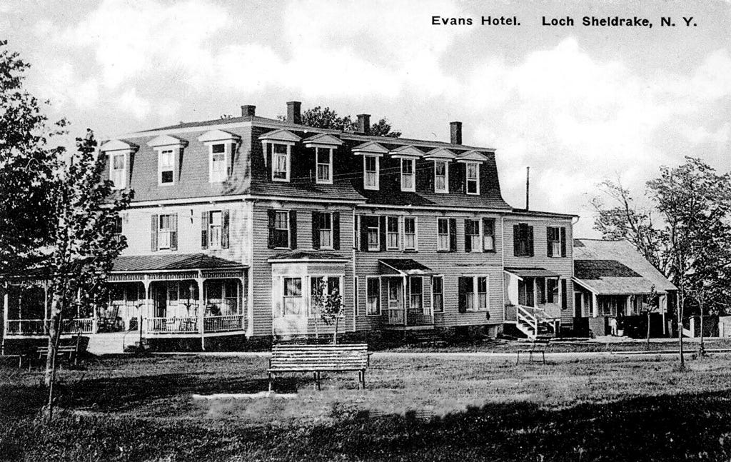 Figure 1: Evans Hotel in Loch Sheldrake, New York
