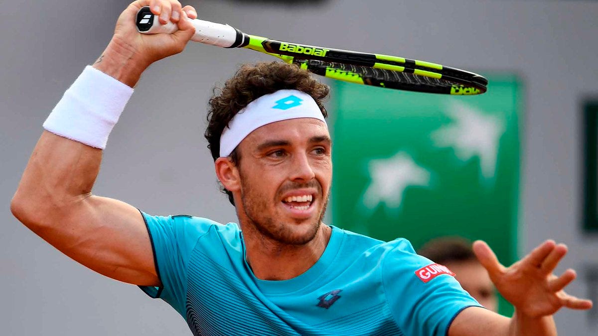 Marco Cecchinato loses to nicolas mahut french open 2019