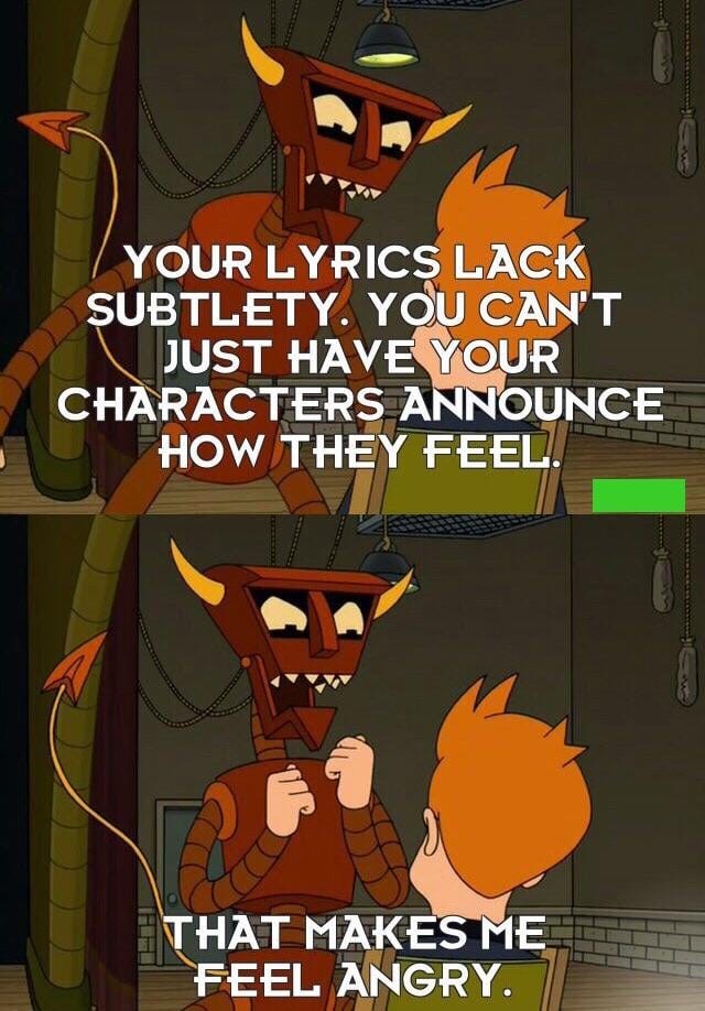 My favourite line, by my favourite cartoon character of all time! : r/ futurama