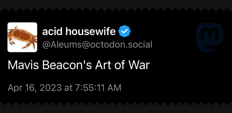 Mastodon post favorited or boosted by hachyderm.io/@kyleford