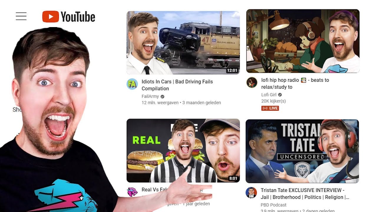 I Made Browser Extension That Randomly Adds MrBeast to Every Thumbnail -  YouTube