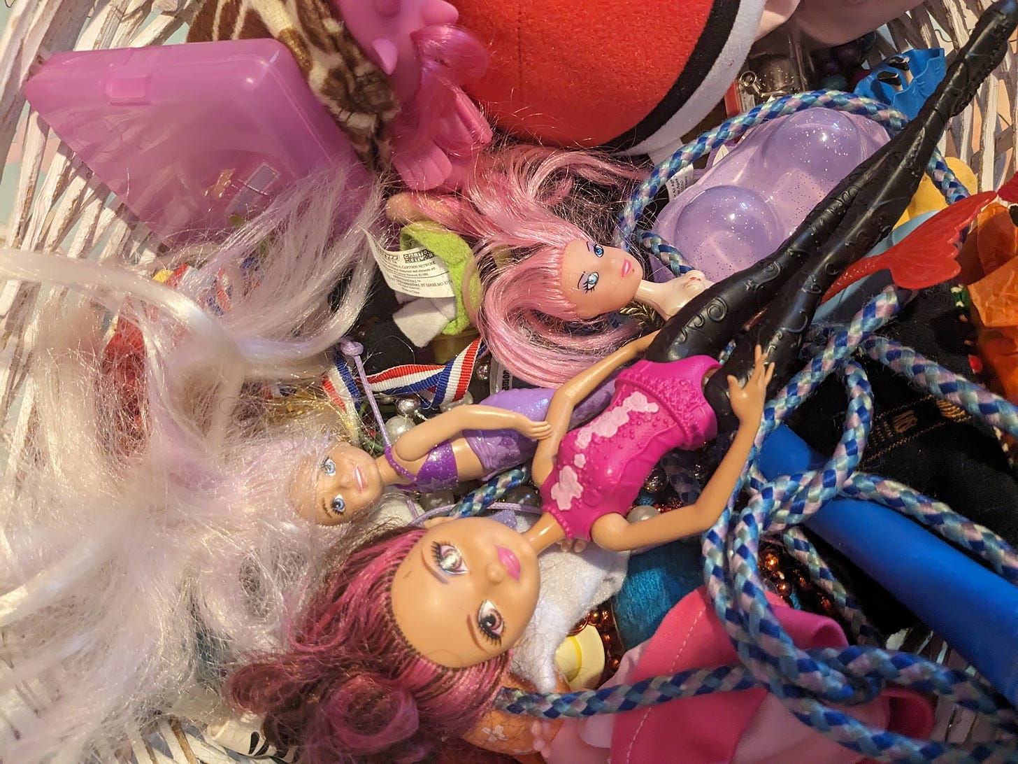 pile of dolls