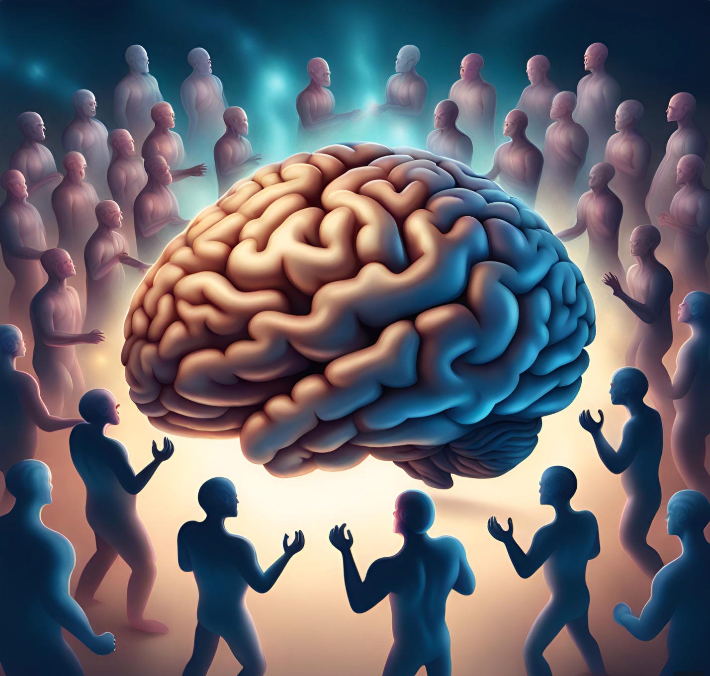 A human brain is actually filled with lots of tiny people who are arguing with each other