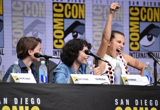 stranger things comic con panel