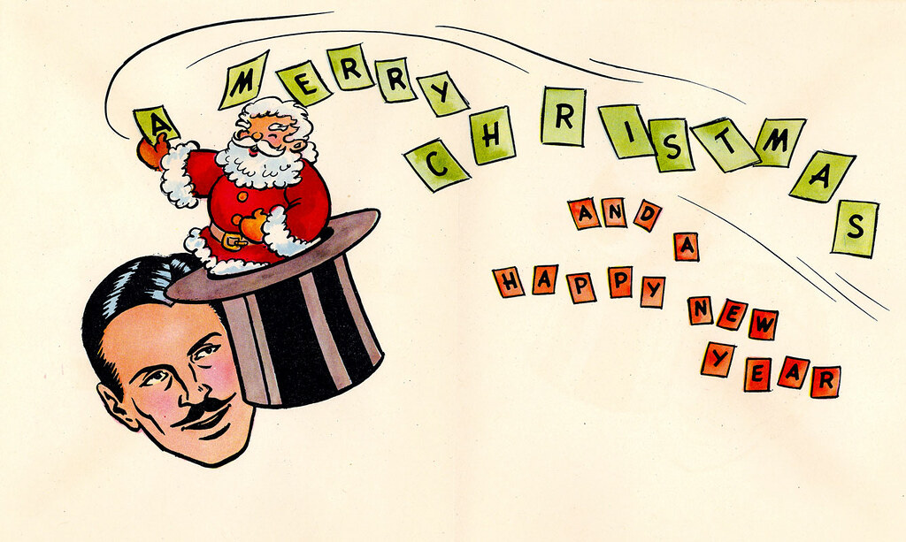 Mandrake the Magician Christmas Card (Inside) | Created by L ...
