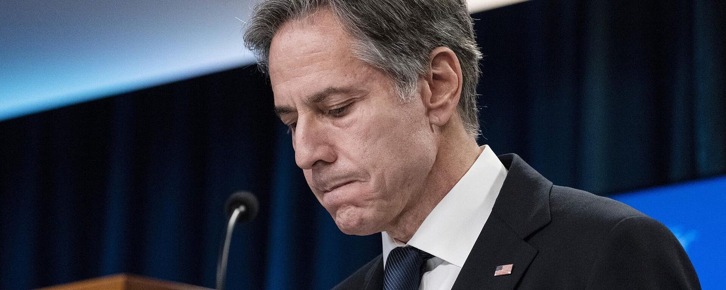 Secretary of State Antony Blinken pauses while speaking about Afghanistan during a media briefing at the State Department, Wednesday, Aug. 25, 2021, in Washington - Sputnik International, 1920, 25.09.2024