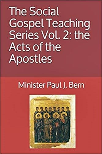 Front cover for, "The Social Gospel Teaching Series Vol. 2: the Acts of the Apostles