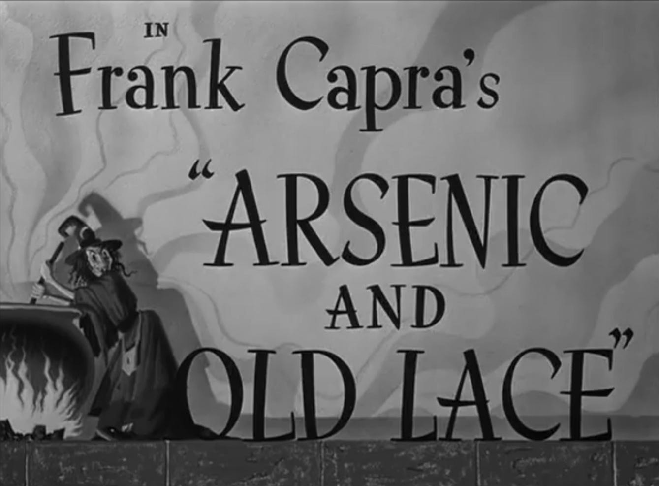 Arsenic and old lace (1944) title screen