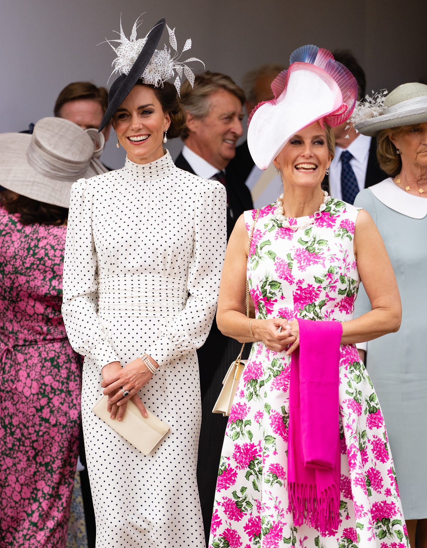 kate middleton and sophie duchess of edinburgh wear strathberry handbags