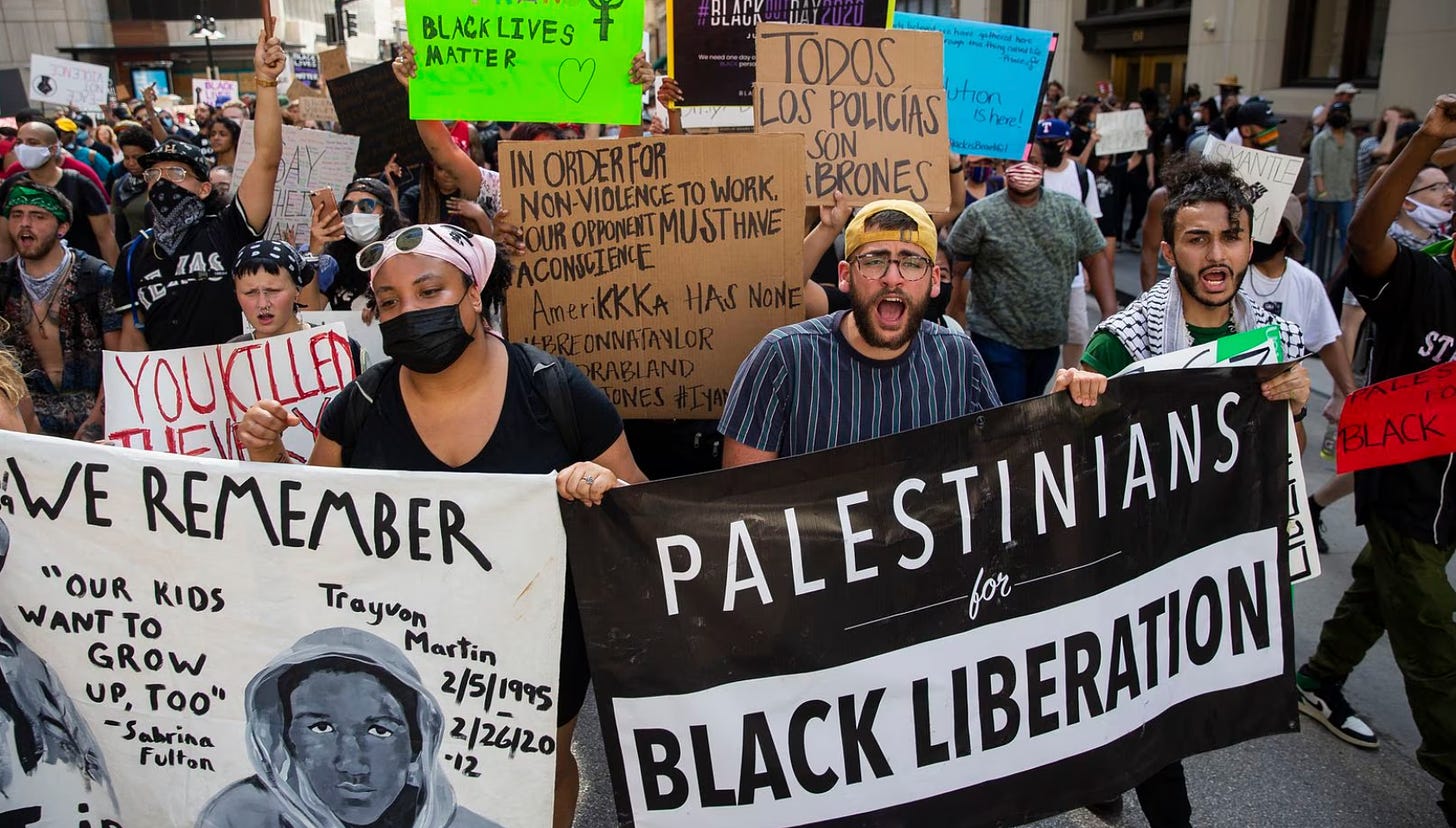 from: https://www.dallasnews.com/news/2020/08/26/finding-common-ground-in-human-rights-pro-palestinian-activists-build-coalition-with-movement-for-black-lives/
