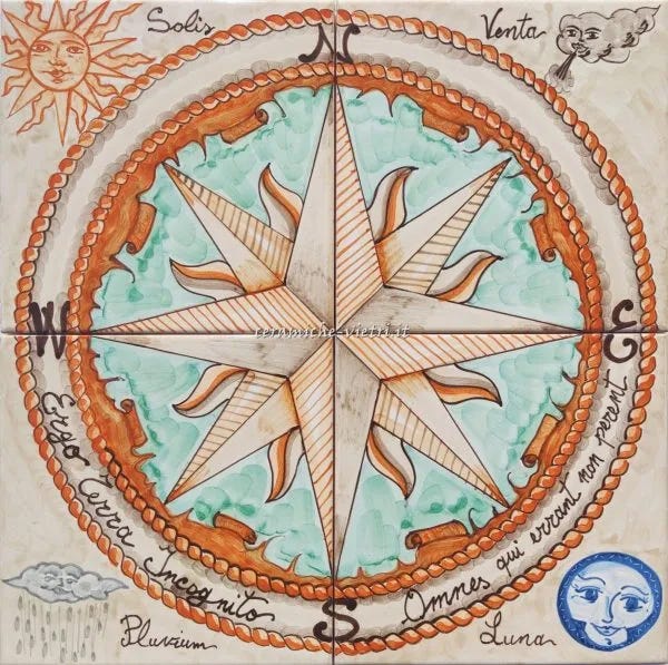 Italian words La Rosa dei Venti by Alessandra Nitti