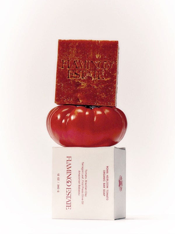 Roma Heirloom Tomato Soap Brick - Flamingo Estate