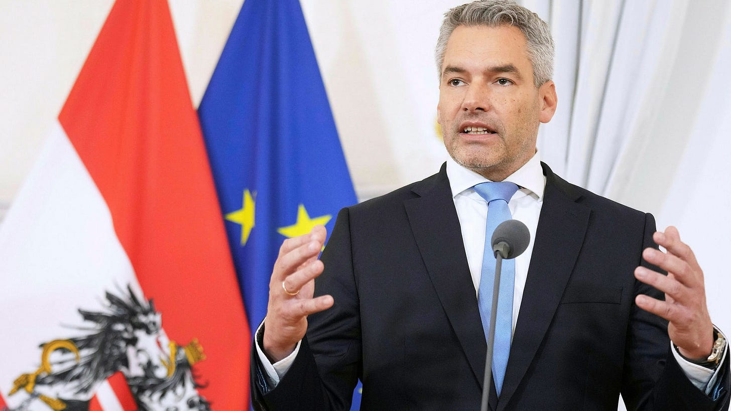 Austrian chancellor announces plan to enshrine the right to cash in the  constitution | ConstitutionNet