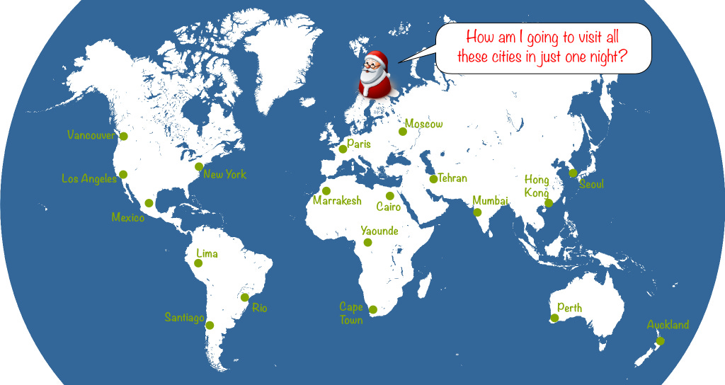 Santa Routing and Heuristics in Operations Research | Science4All