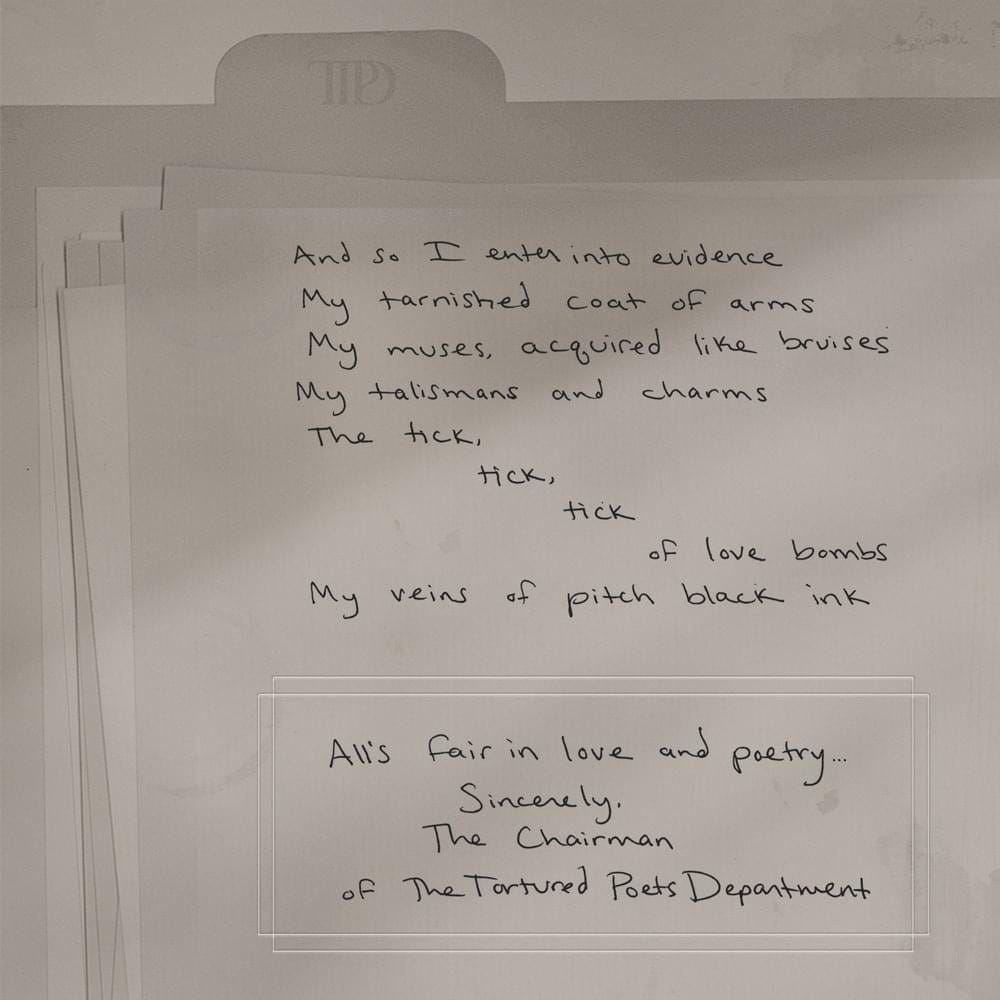 Taylor Swift - THE TORTURED POETS DEPARTMENT Lyrics and Tracklist | Genius