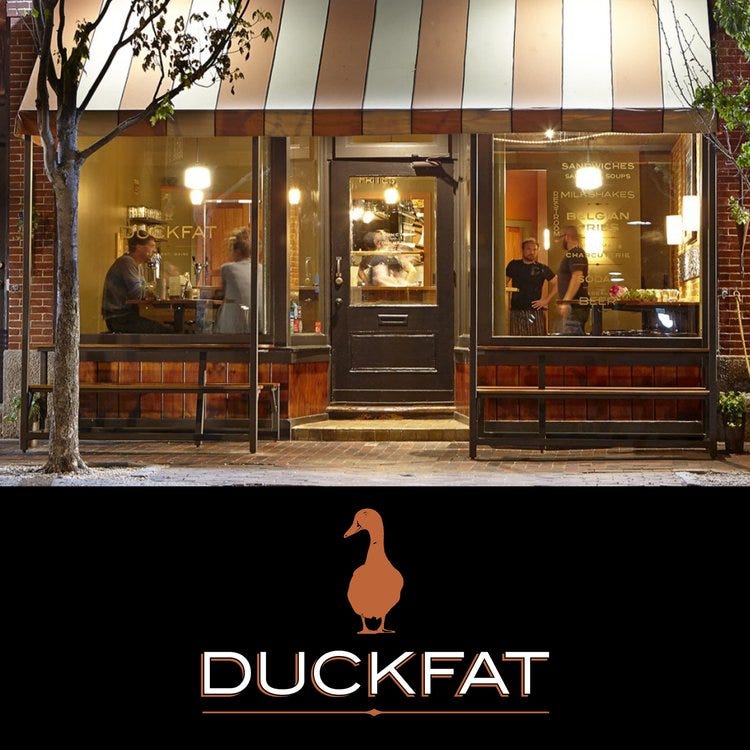 a photo of the exterior of duckfat.