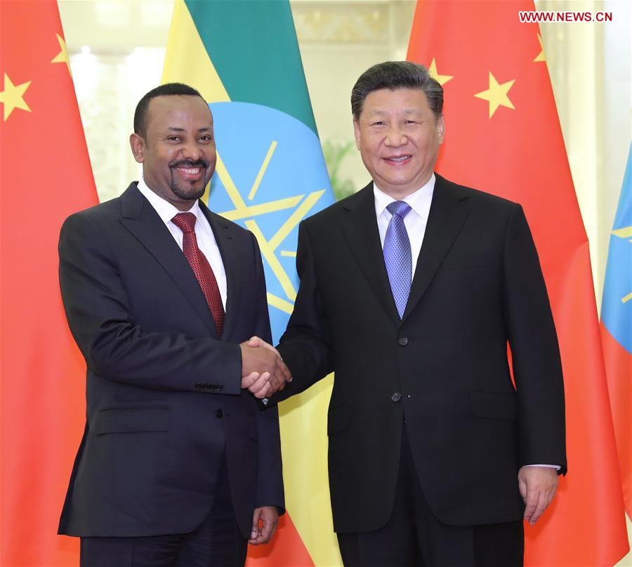 Xi meets Ethiopian prime minister - Xinhua | English.news.cn