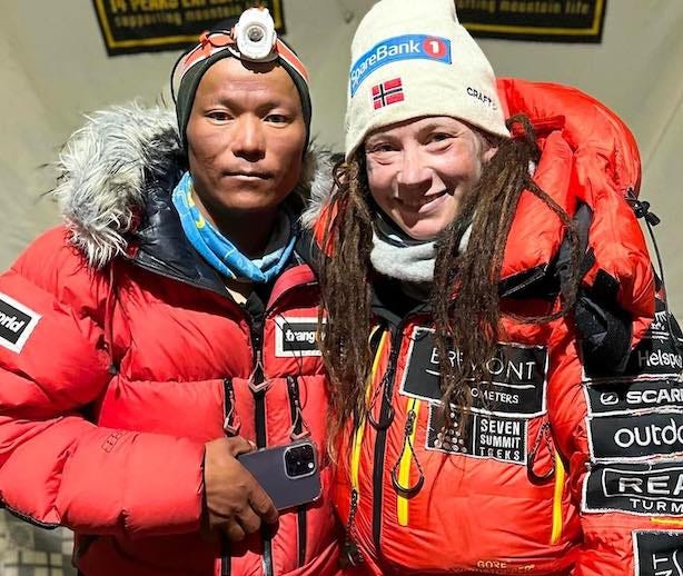 Kristin Harila e Tenjen "Lama" Sherpa in vetta al K2 (8.611) |  MountainBlogMountainBlog | The Outdoor Lifestyle Journal
