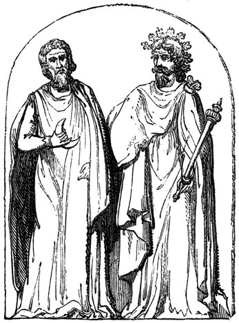 Two druids, the enemies of St Patrick 