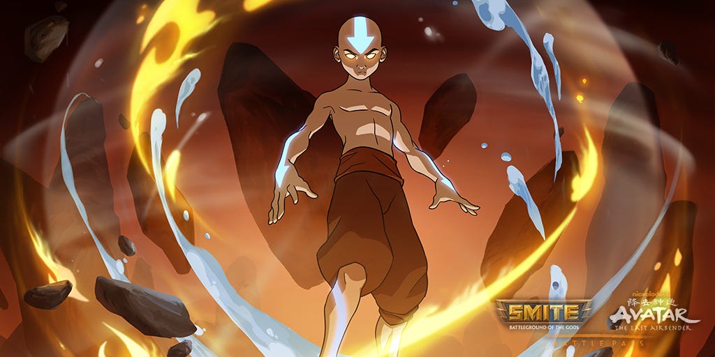 SMITE on Twitter: "Enter the Avatar state to unleash your full potential. Avatar  Aang Merlin is ready to channel his true power and defeat anyone who  threatens the balance. Unlock his Avatar
