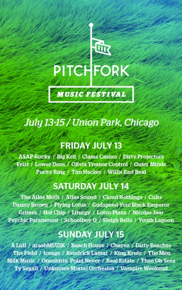 Pitchfork Music Festival 2012 Expanded Lineup Revealed