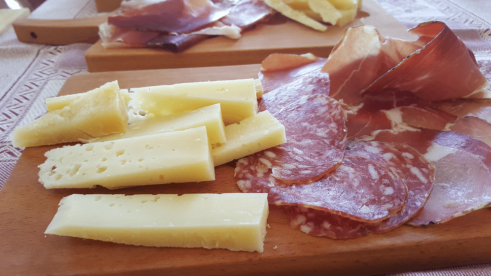Umbria cured meats and Pecorino | Vineyard Adventures