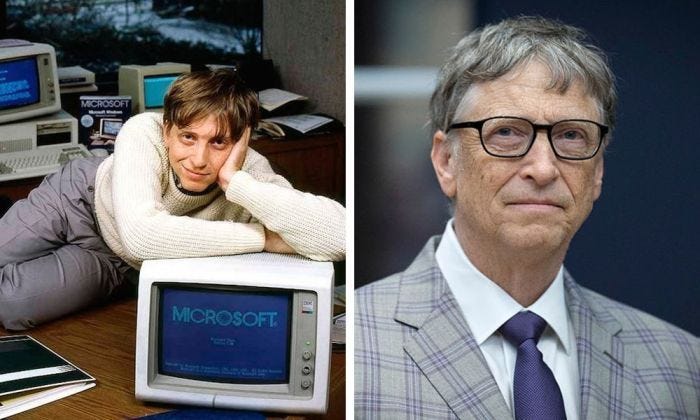 Bill Gates Then And Now - Viral Gala