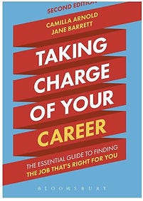 Front cover of Taking charge of your career - book by Camilla Arnold and Jane Barret 