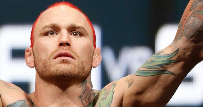 chris leben heart ends mma career 2016 images