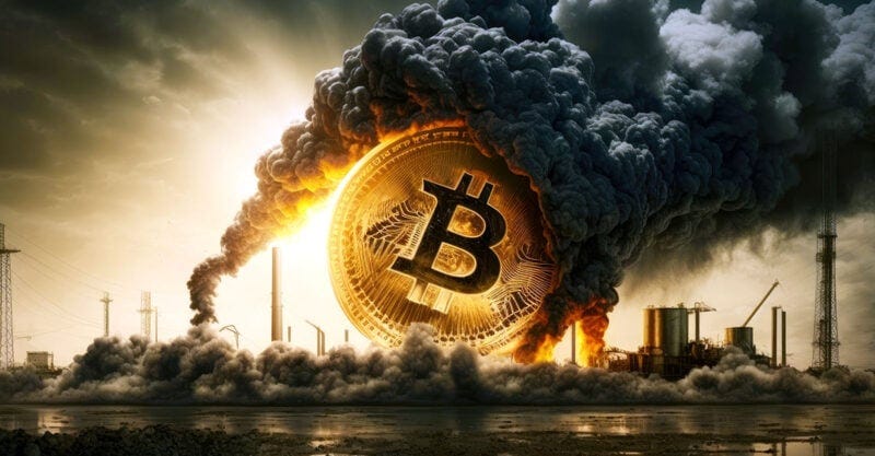 cryptocurrency bitcoin mining pollution feature