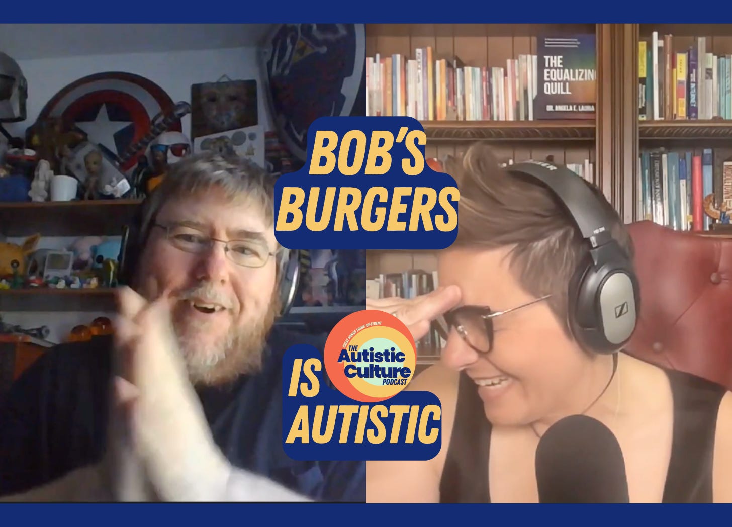 Listen to Autistic podcast hosts discuss: Bob's Burgers. Autism podcast | An animated series about Autistic characters in an Autistic family? Oh, my baby!  