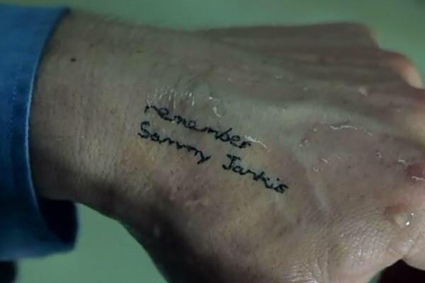 Memento. The Sammy Jenkins tattoo is a hint that the story isn't true. If  it was a memory then Lenny won't need a tattoo to remind him of it. :  r/MovieDetails