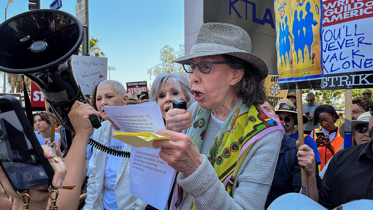 Writers Strike: Themed Pickets Become Solace Amid Work Stoppage – The  Hollywood Reporter
