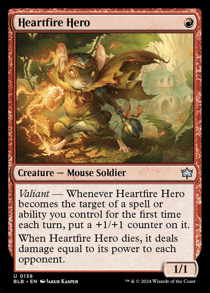 Heartfire Hero (Bloomburrow #138)