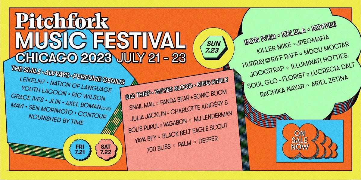 Pitchfork Music Festival 2023 Set Times Revealed | Pitchfork