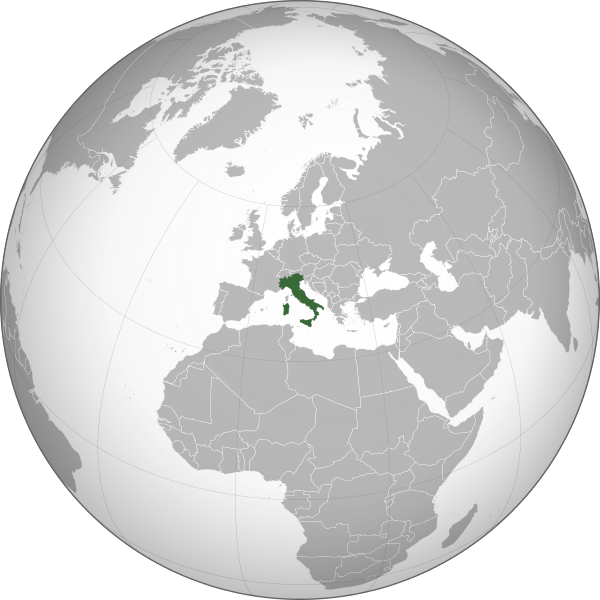 File:Italy (orthographic projection).svg