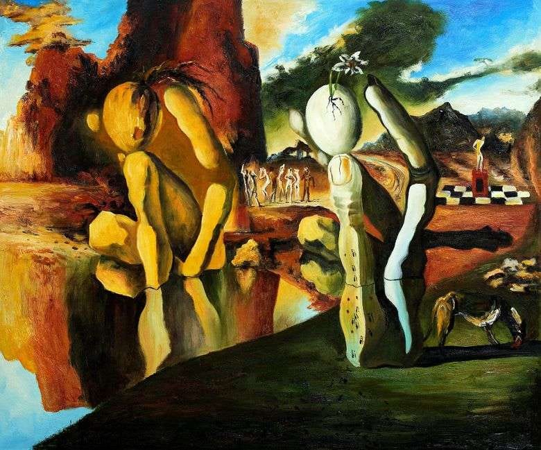 r/Berserk - Not sure if it has been posted before, but today i came across this painting called "Metamorphosis of Narcissus" by Salvador Dalí, quite a familiar view, are there other paintings or else, who may have inspired Miura's work?