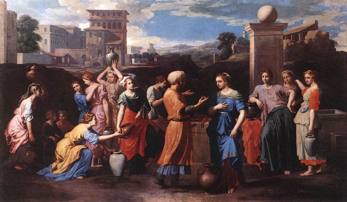 File:Nicolas Poussin - Rebecca at the Well - WGA18327.jpg - Wikimedia  Commons