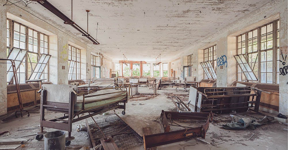 Inside The Abandoned Medical Buildings of Ellis Island | Dusty Old Thing