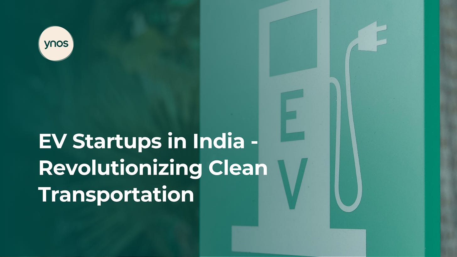 EV startups in India 2024