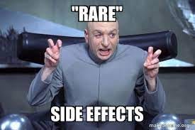 Rare" side effects - Dr Evil Austin Powers | Make a Meme