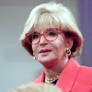 Talk show legend Sally Jessy Raphael reveals the story behind her trademark red glasses