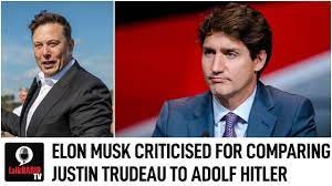 Elon Musk compares Justin Trudeau to Adolf Hitler - YouTube