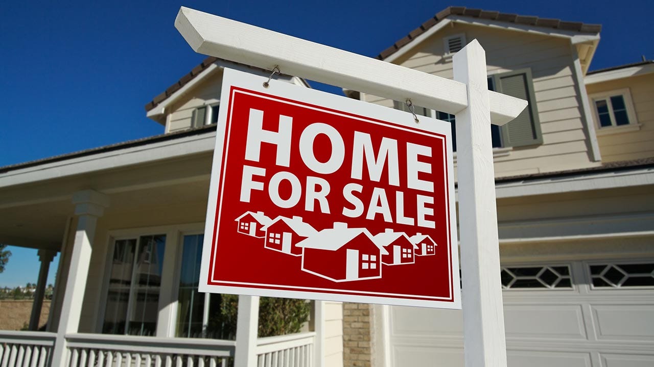 'Home for sale' sign