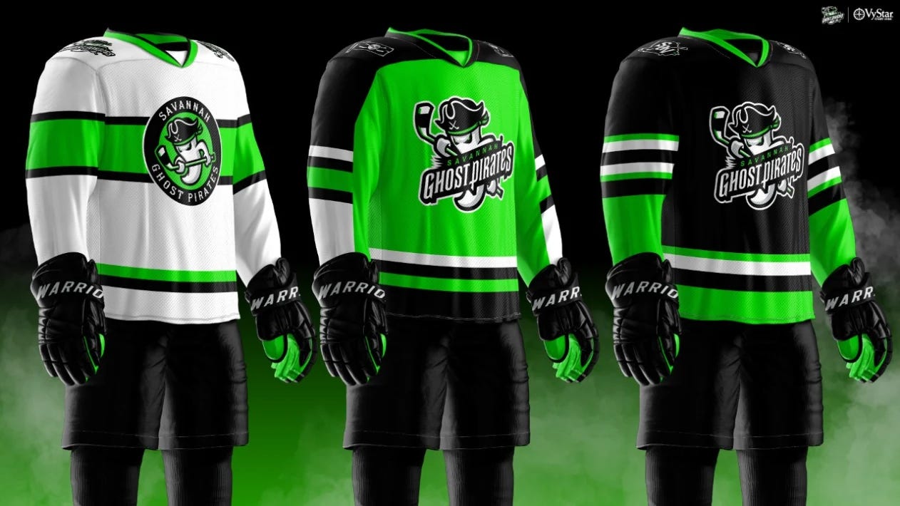 GHOST PIRATES UNVEIL INAUGURAL JERSEYS